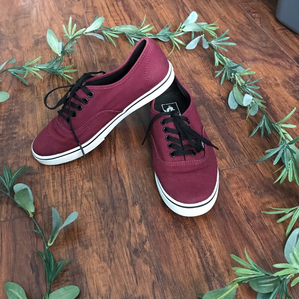 Maroon Vans